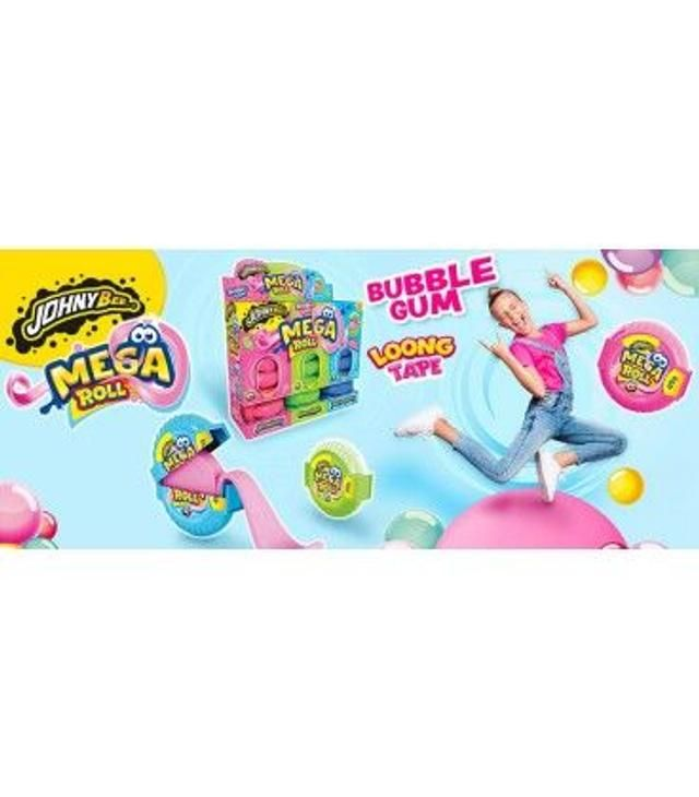 Johny Bee Mega Roll Bubble Gum