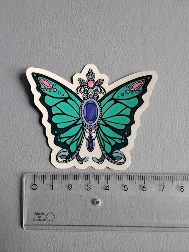 Jewelry butterfly sticker