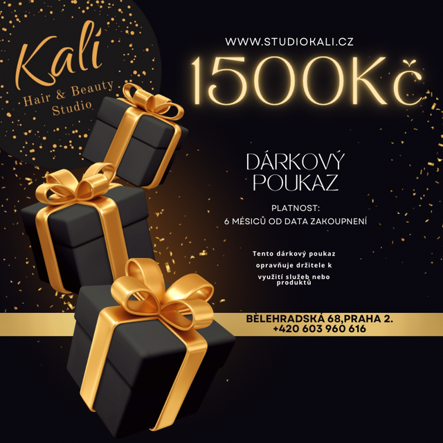 Dárkový poukaz 1500kč