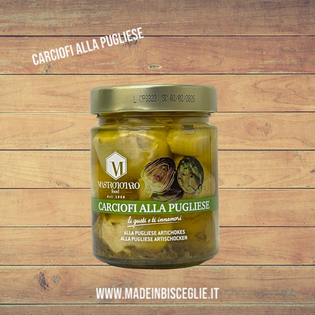 Carciofi alla pugliese - 280gr - Mastrototaro Food