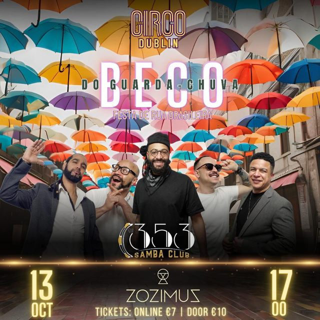 CIRCO DUBLIN BECO DO GUARDA CHUVA SUN 13/10/24