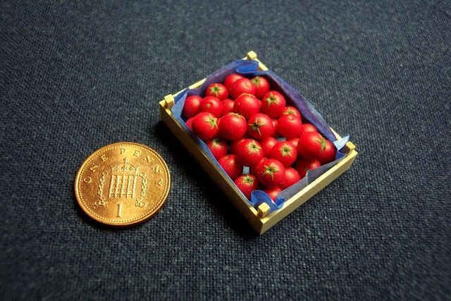 Tomatoes in Wooden Crate