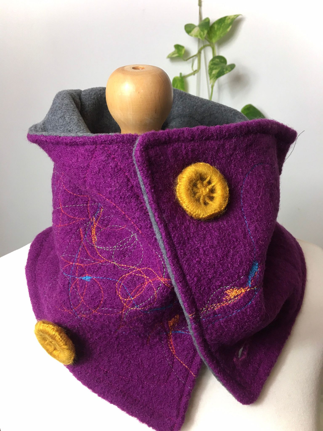 Col en laine bouillie