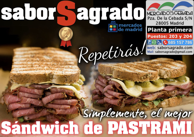 Sándwich de PASTRAMI