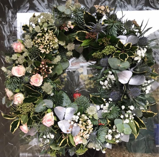 Winter Jack Frost Wreath