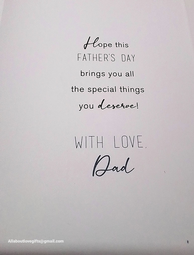 Dad Fathers Day Card with Polar Bear