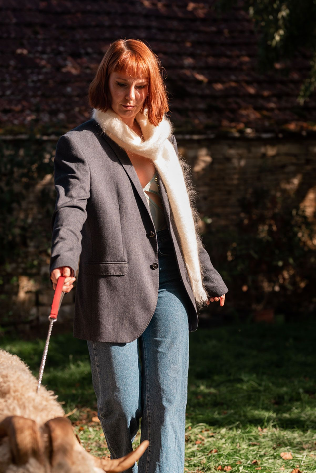 Étole en Mohair et Soie - Taille Moyenne