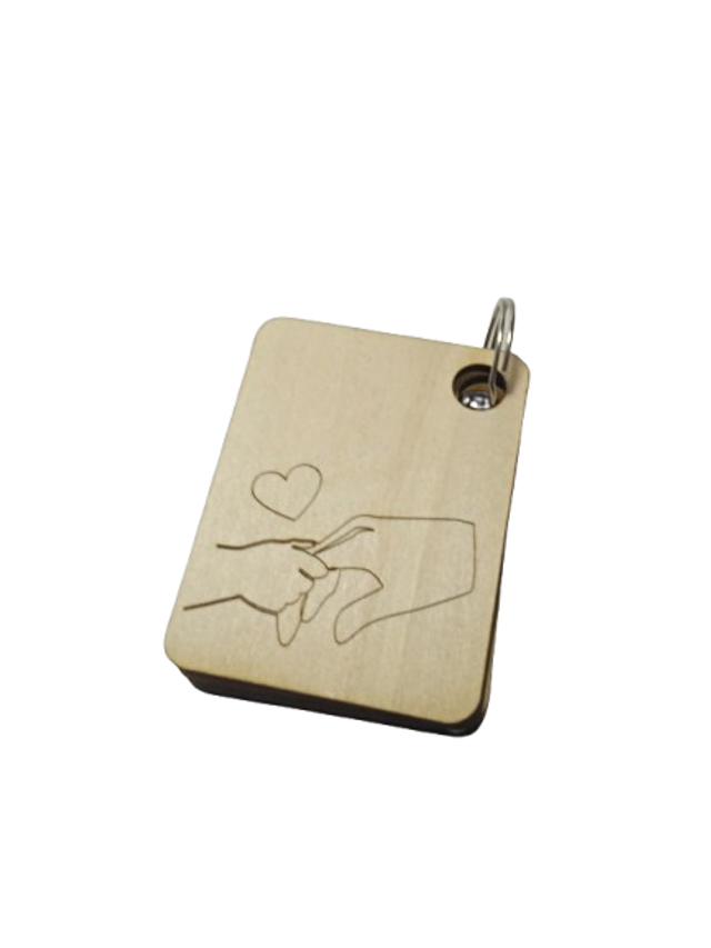 BoisChic – Porte-clés à Souvenir Personnalisable