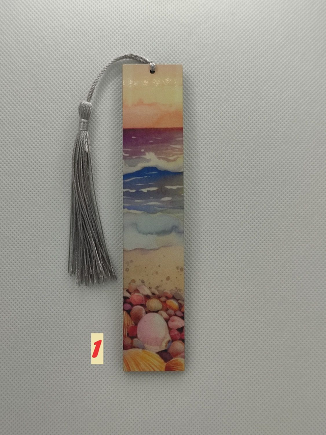 Marque-page MDF 14,5 cm couché de soleil