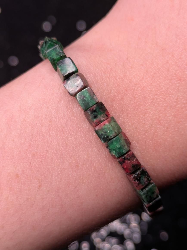 Bracelet jaspe tourmaline 