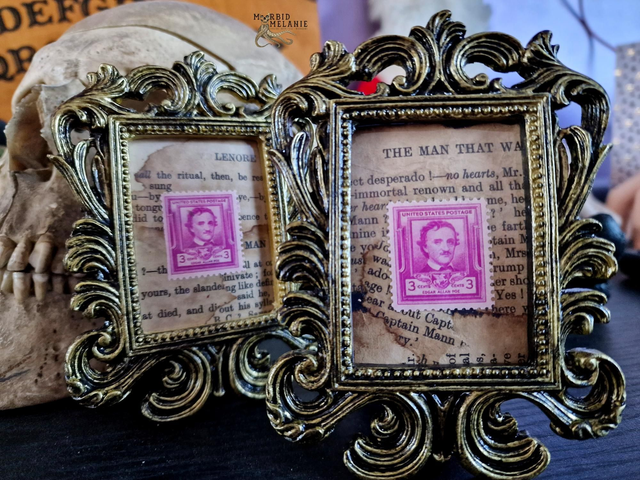 Edgar Allan Poe Stamp Mini 