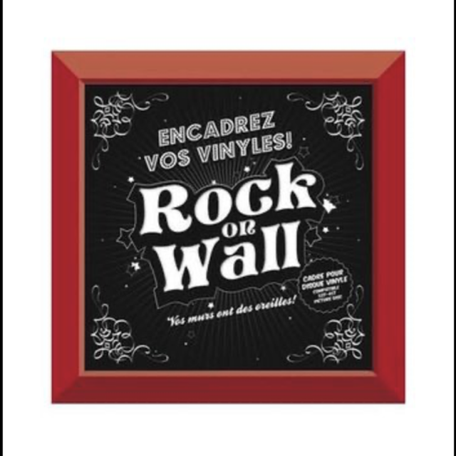 Cadre mural Vinyle 33T Rock On Wall