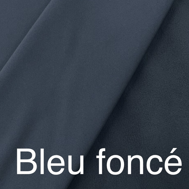 Imperméable bleu foncé