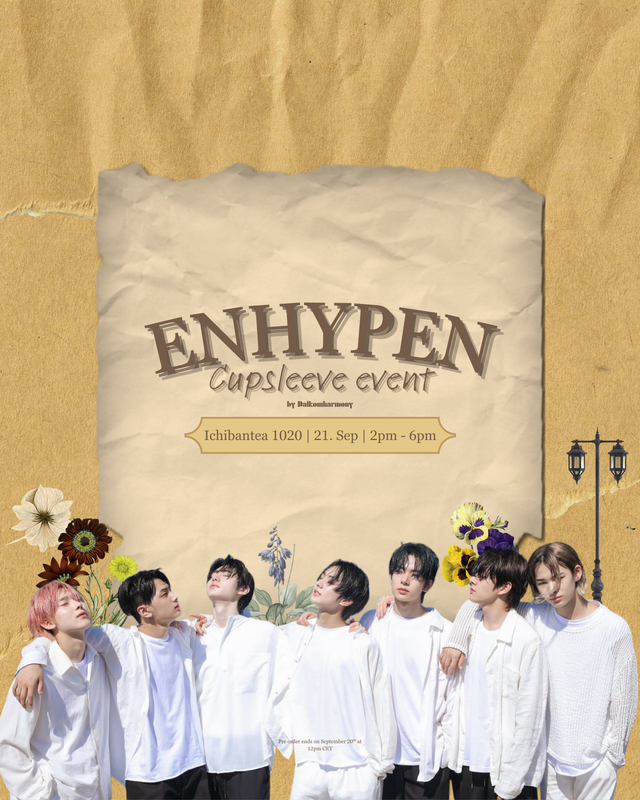 ENHYPEN Cupsleeve event 21.Sep | Pre-Order