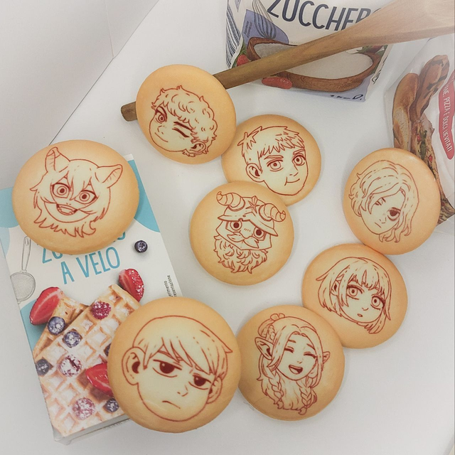 Dungeon Food Plushie Soft Round Pins