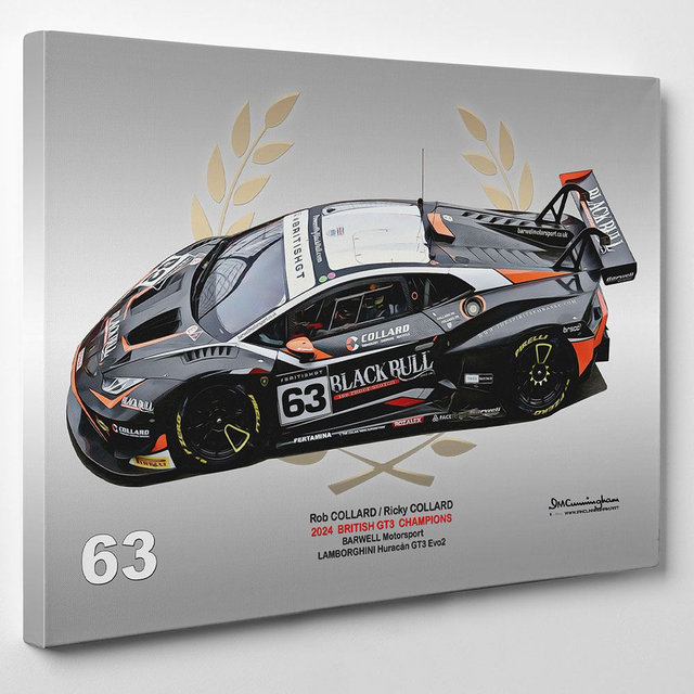 C241103 Lamborghini Huracan GT3Evo British GT 24 Barwell Motorsport #63 GT3Champions