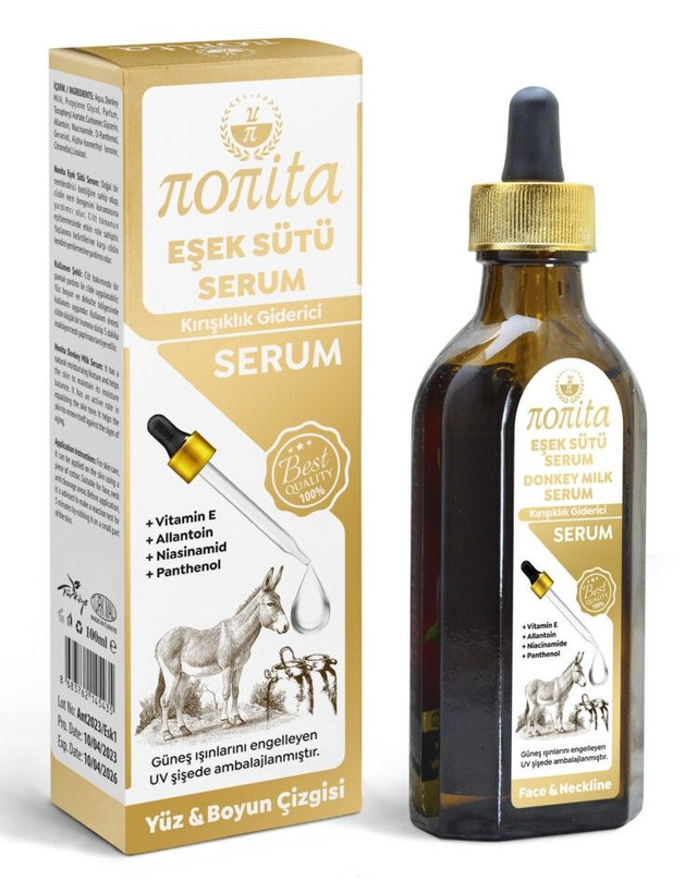 NONITA 100ml Serum Odżywcze Olejek z MLEKIEM OŚLIM do Twarzy, Ciała i Włosów