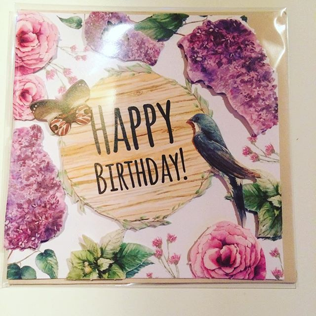 Carte Anniversaire fleur N' 005