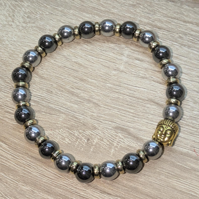 Bracelet "Hématite" 8mm BR-052