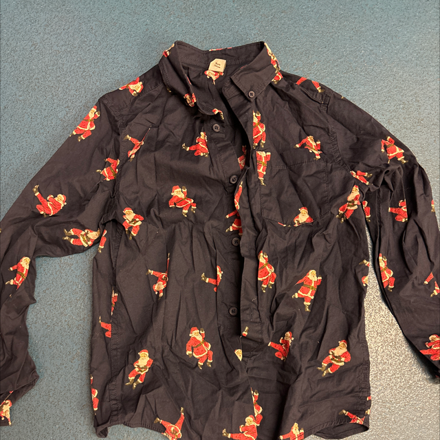 Father Christmas shirt - 9 years 