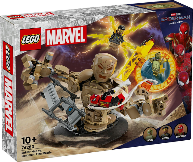 LEGO 76280 MARVEL - Spider-Man vs. Uomo sabbia: Battaglia finale