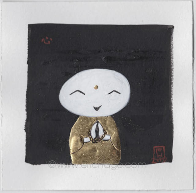 Jizo with mala