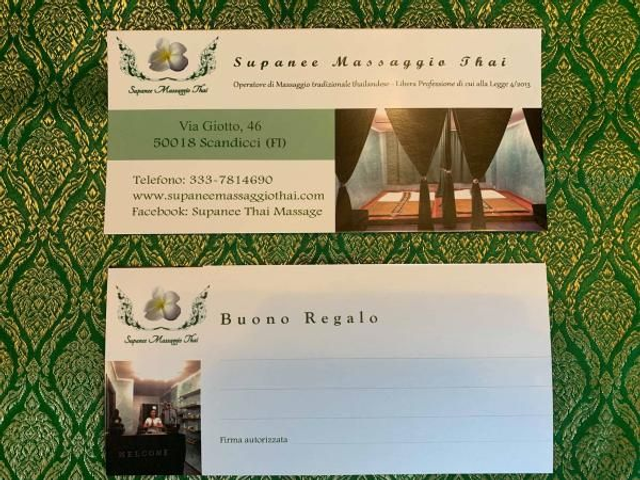 3 Massaggi da 60 minuti fra: thai, olio, piede (inclusivo di € 2,00 di rivalsa imposta di Bollo)
