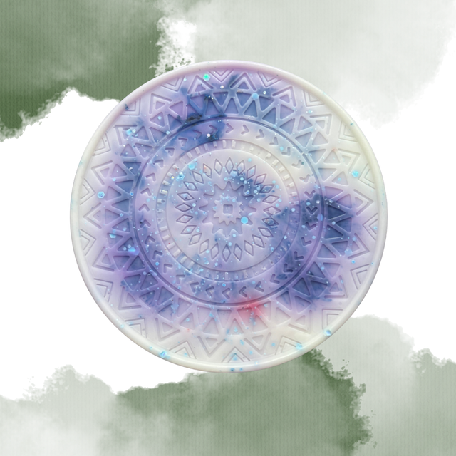 Circular Mandala Style Wax Melt