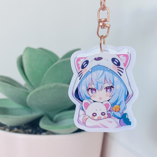 Porte-clés Kawaii Cat Girl 