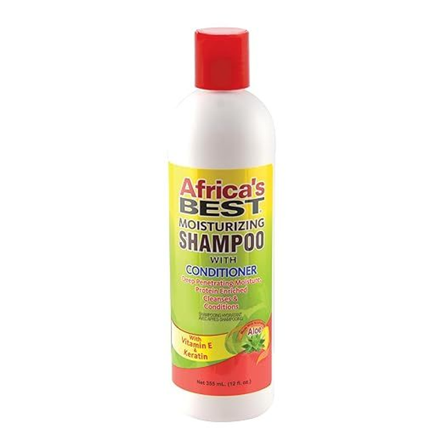 Africa's Best Moisturizing Shampoo With Conditioner, 12 Ounce