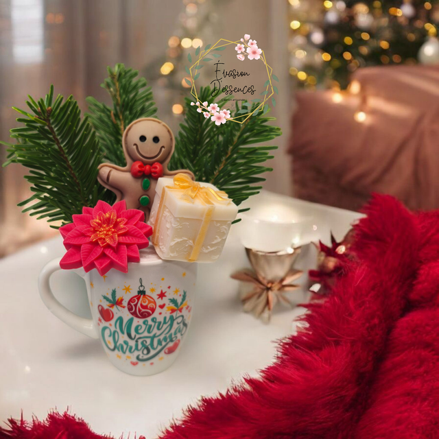 Mug de Noël parfumé Couronne de Gui