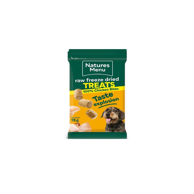 Natures Menu Raw Freeze Dried Dog Treats Chicken 15g