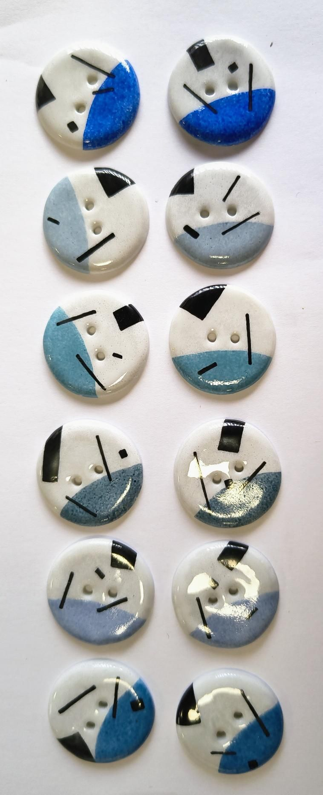 Bouton bleu graphique 