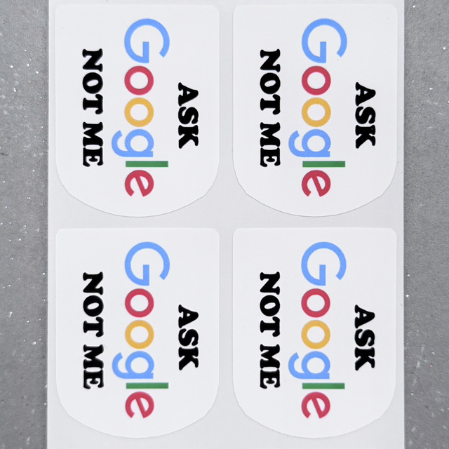 Ask Google Stickers (Set of 4)