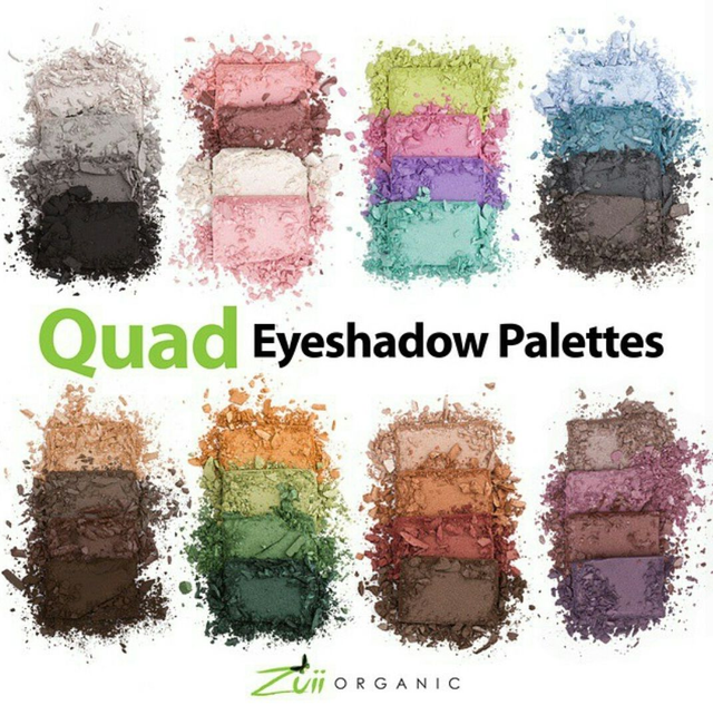 Ombretto Quad Palette Bio Zuii Organic Passion