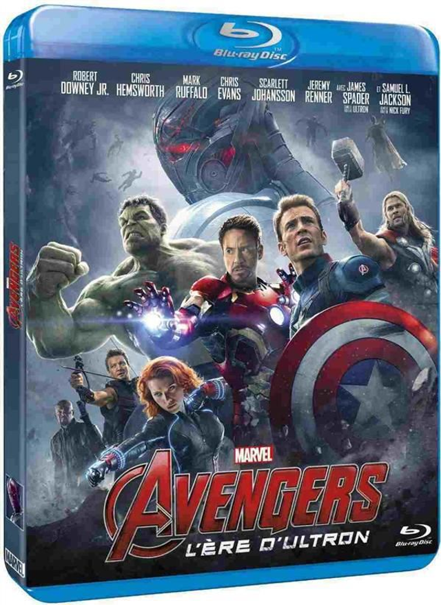 Avengers : L&#039;ère d&#039;Ultron Blu-ray.