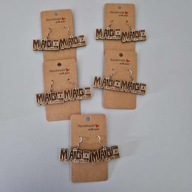 Boucles d'oreilles - MAGO "Hip Hop Diatonique"
