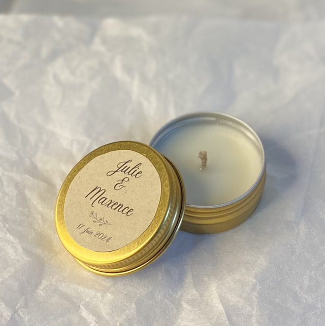 Mini bougie événement