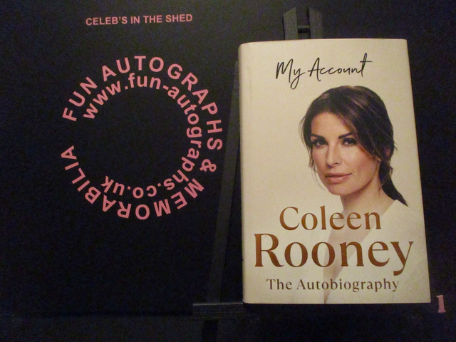 Coleen Rooney 'My Account' Authentic Autographed Hardback Book (1)
