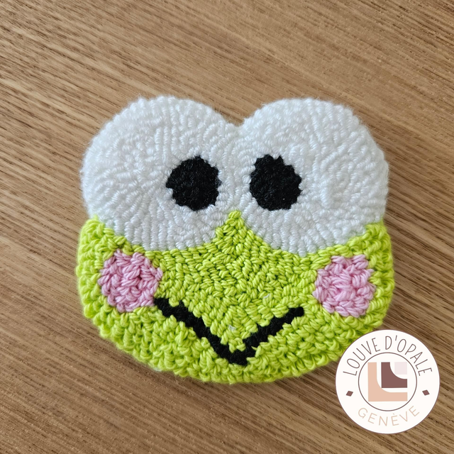Mug rug - Froggy