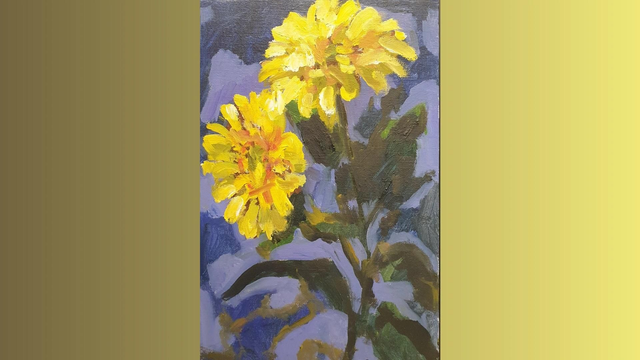 Yellow Flowers/ Fleurs Jaunes 