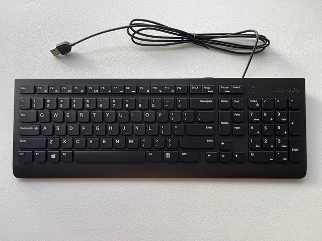 Lenovo | KU-1601 | Clavier filaire USB | Noir