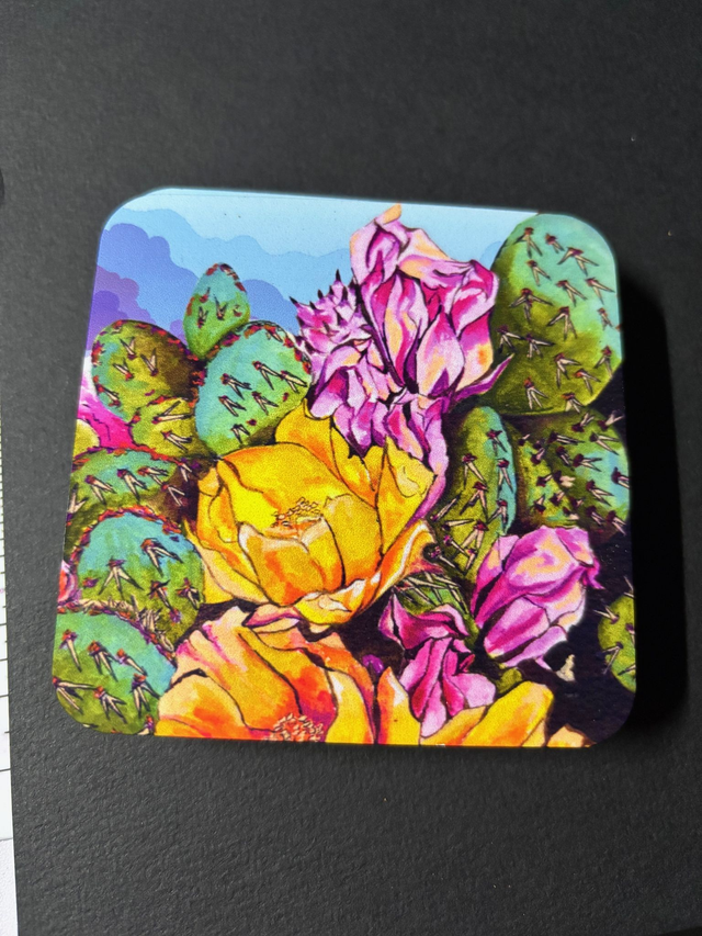 Succulents - coaster