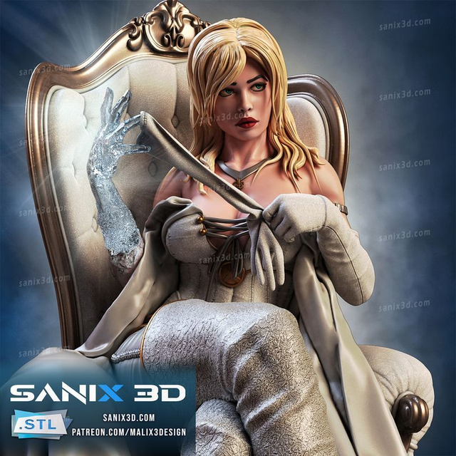 Statue EMMA FROST série Xmen comics 