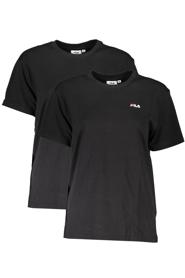 FILA T-SHIRT MANICHE CORTE DONNA NERO
