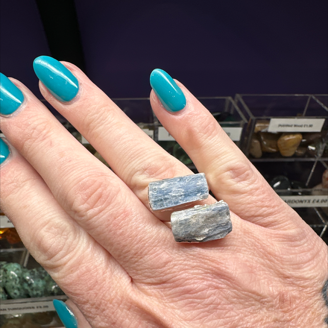 Kyanite Ring Adjustable 