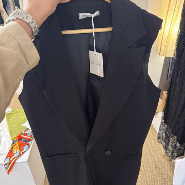 Veste blazer sans manche 