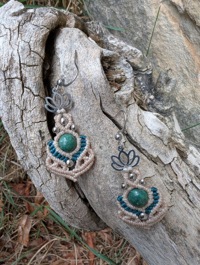 Boucles "Mademoiselle" lotus