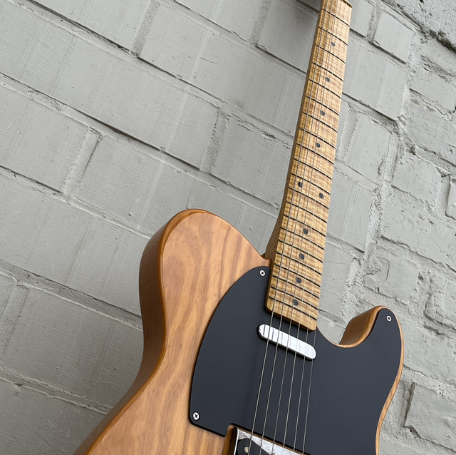 1 of 100 MADE - 1996 Fender Japan FOTOFLAME 1952 Reissue "Blackguard" ... TL-52D/AH Japanse Sen Ash