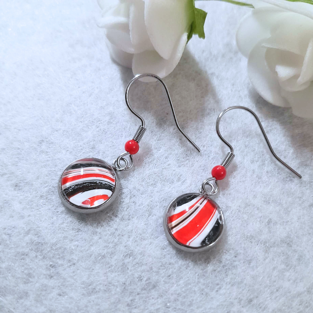 DOMINO CHIC - Boucles d'oreilles - Métal argenté